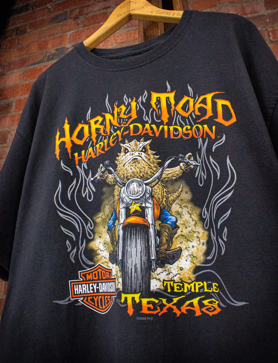 Vintage Harley Davidson Horny Toad Graphic T Shirt 2000s 2XL
