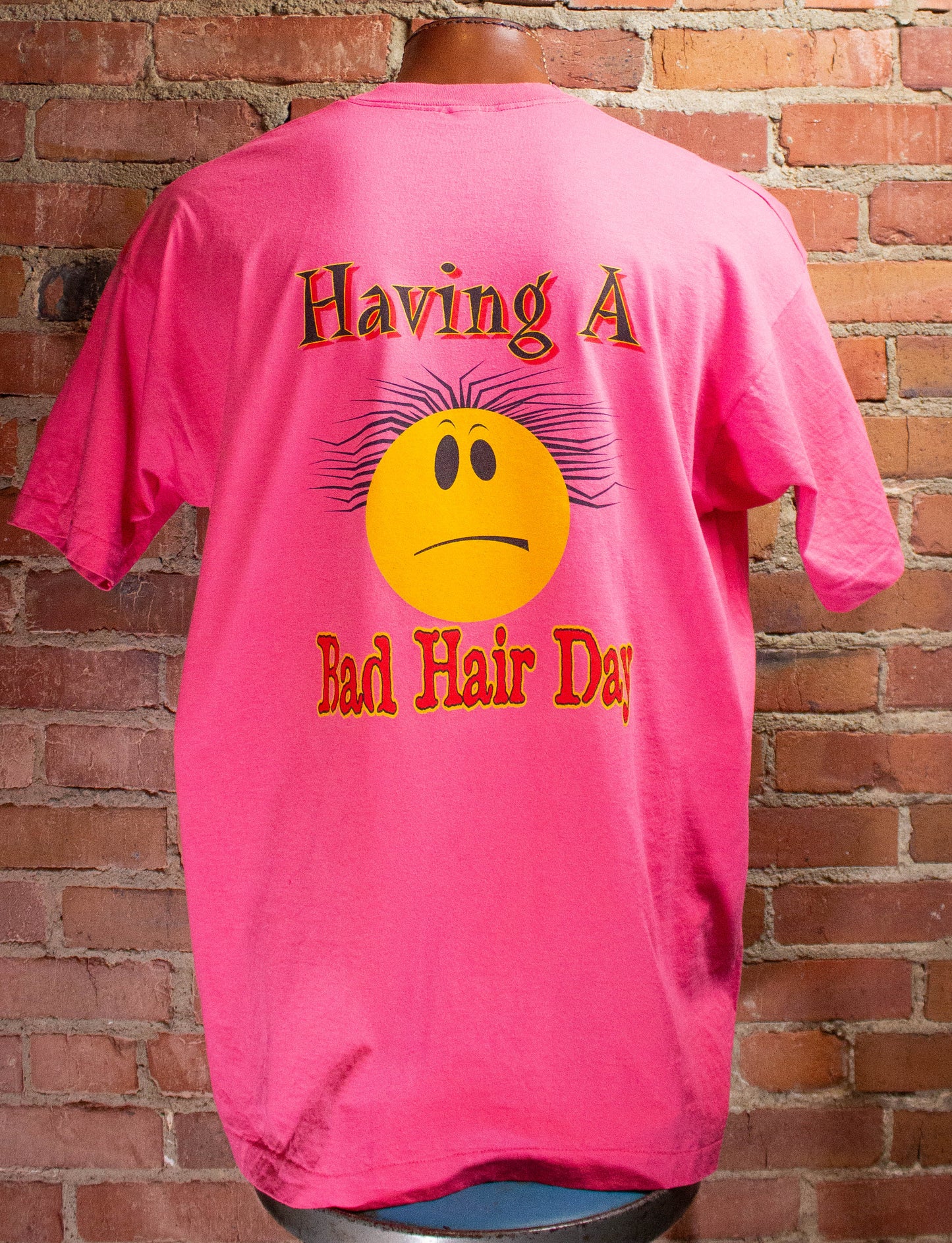 Vintage Having A Bad Hair Day Graphic T-Shirt 1990s XXL