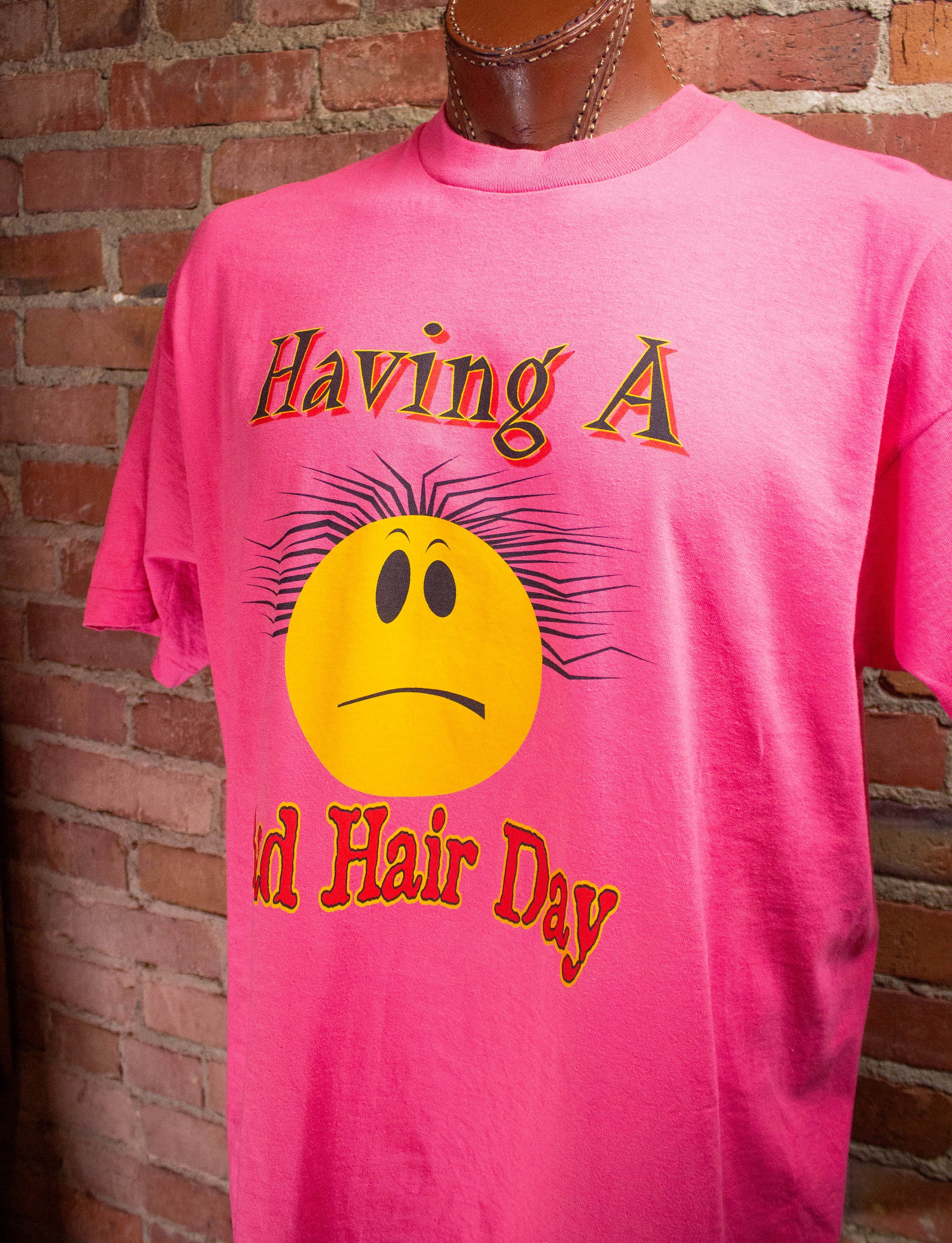 Vintage Having A Bad Hair Day Graphic T-Shirt 1990s XXL