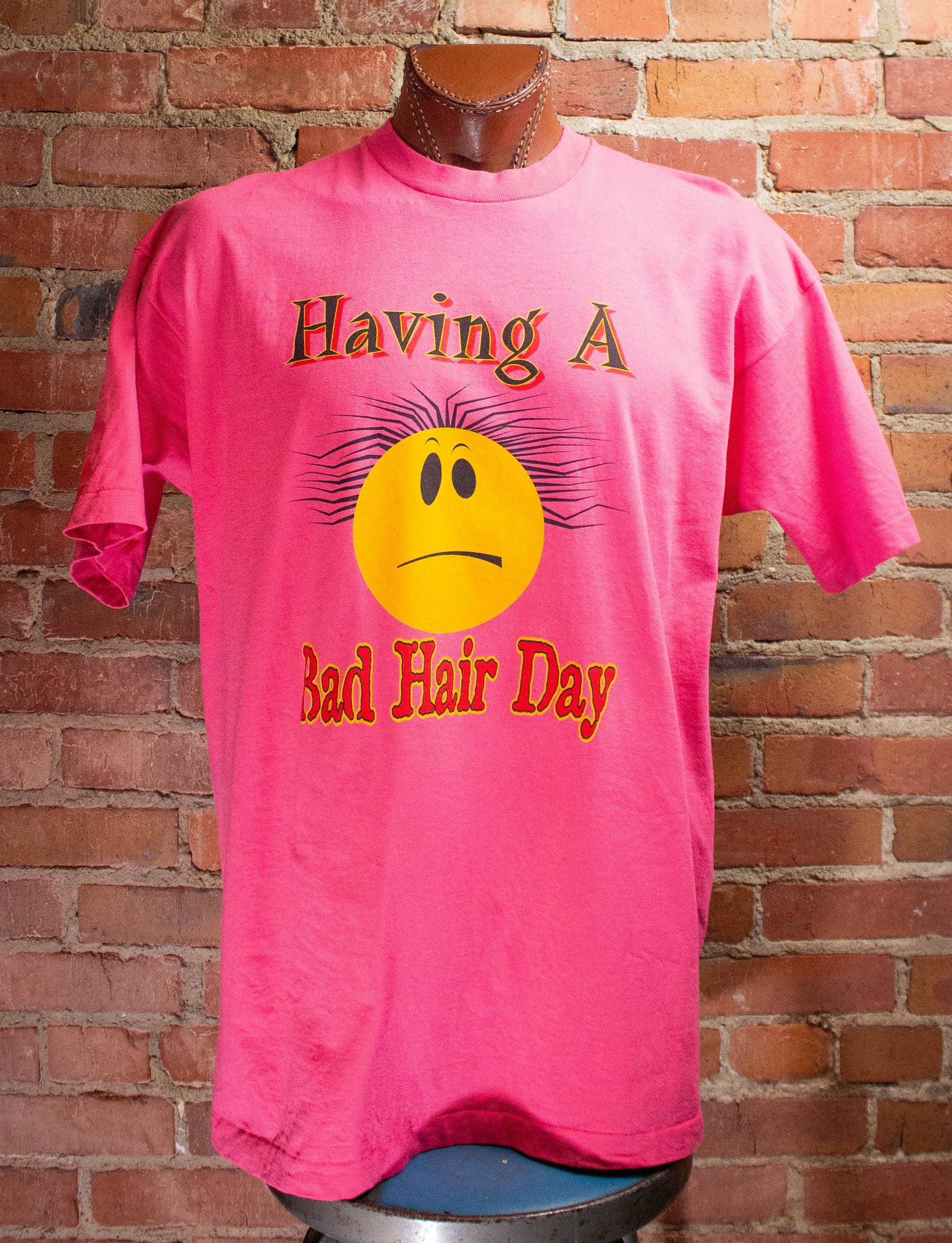 Vintage Having A Bad Hair Day Graphic T-Shirt 1990s XXL