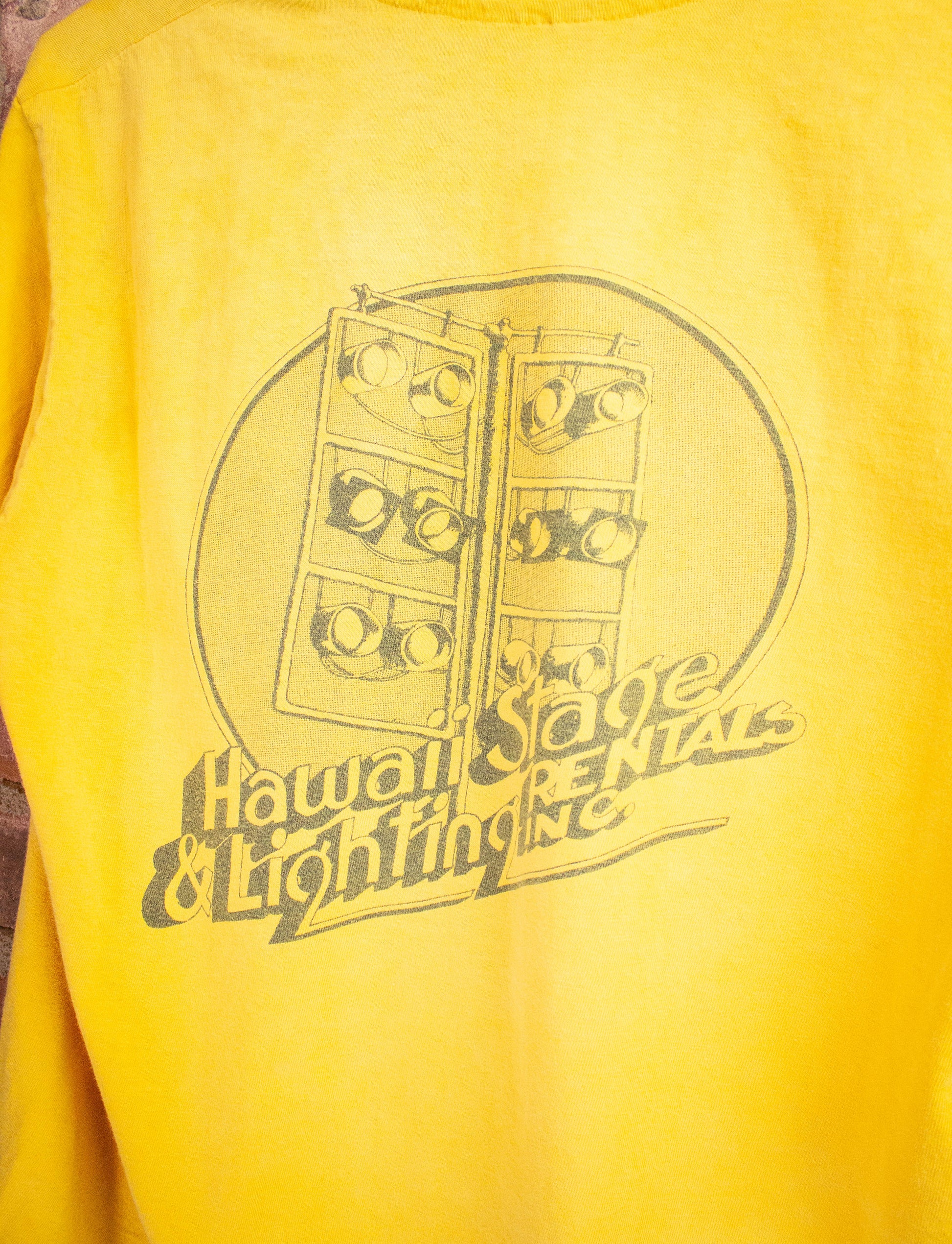 Vintage Hawaii Stage Lighting Roadie Concert T-Shirt M