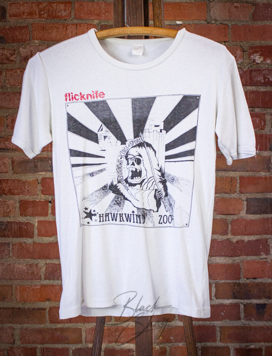 Vintage Hawkwind Zoo Hurry On Sundown Kings Of Speed Promo T Shirt 80s White