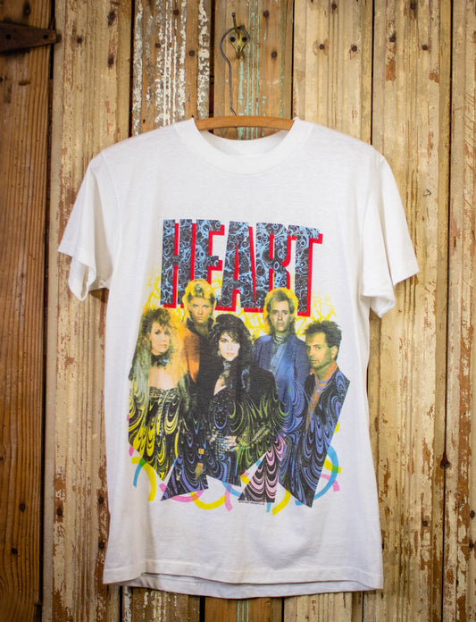 Vintage Heart World Tour Concert T Shirt 1985/86 White Medium