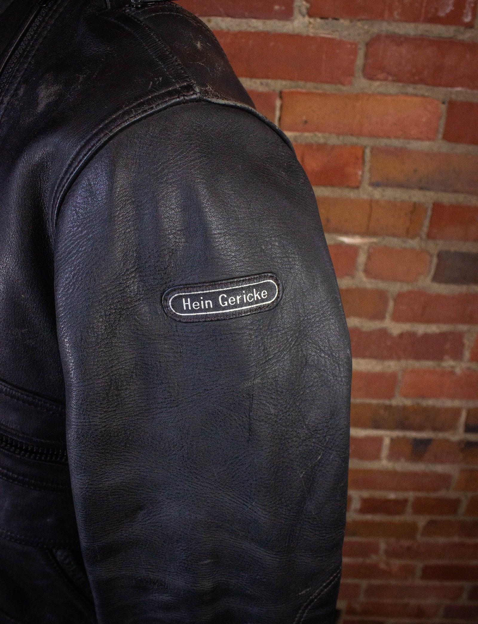 Vintage Hein Gericke Leather Jacket Black Large