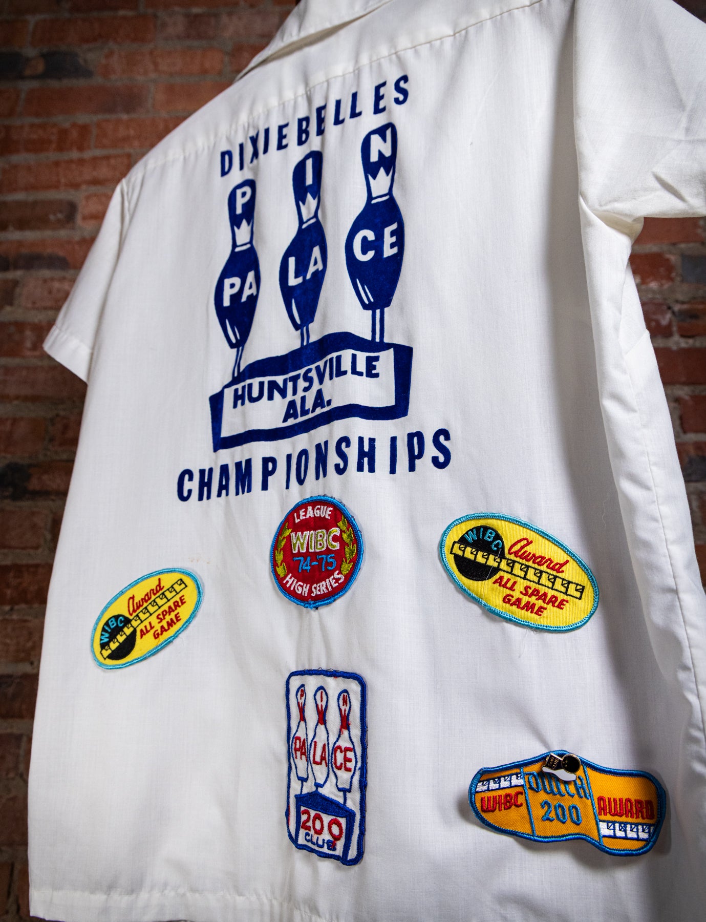 Vintage 70s Hilton Pin Palace Dixiebells Bowling Shirt Medium