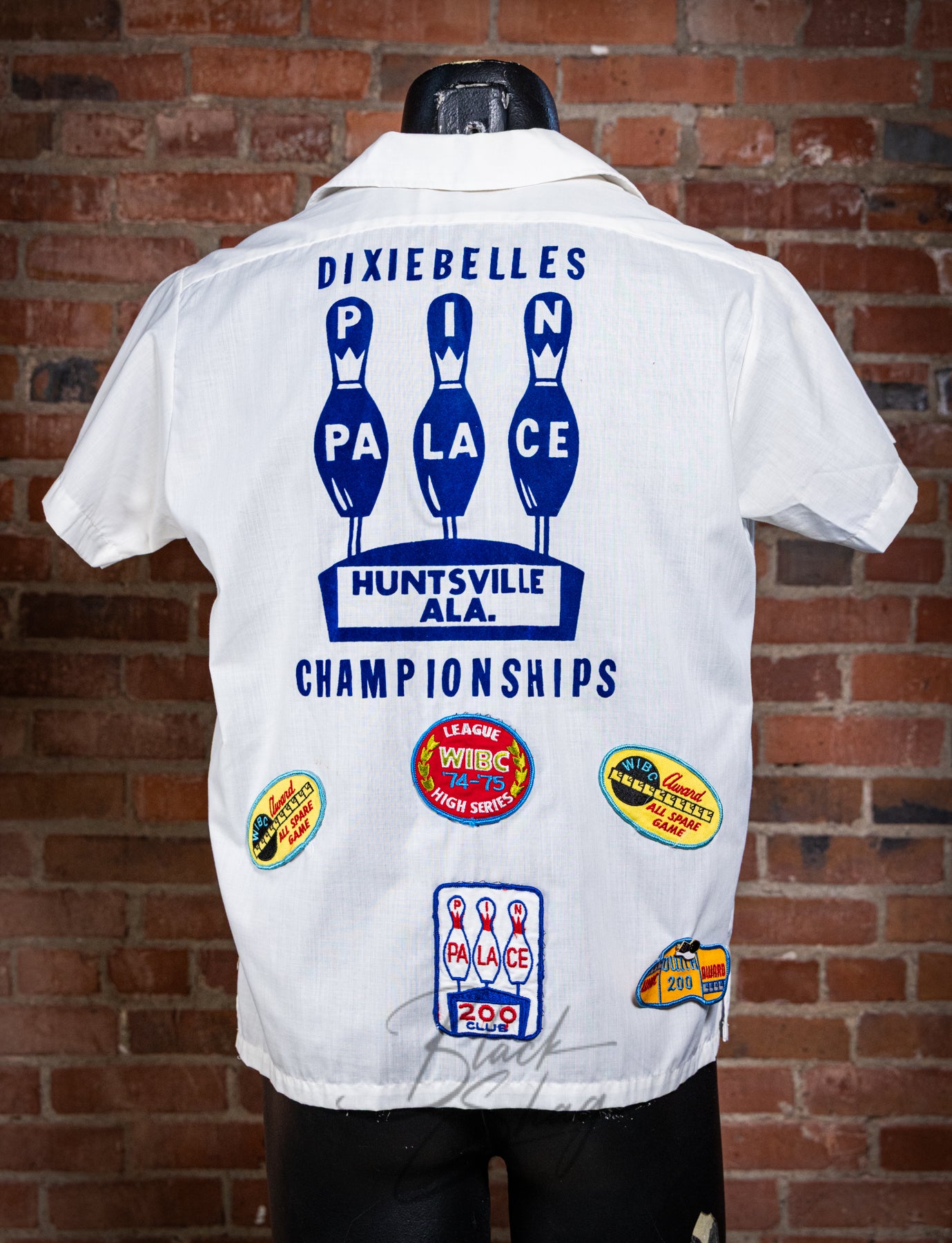 Vintage 70s Hilton Pin Palace Dixiebells Bowling Shirt Medium