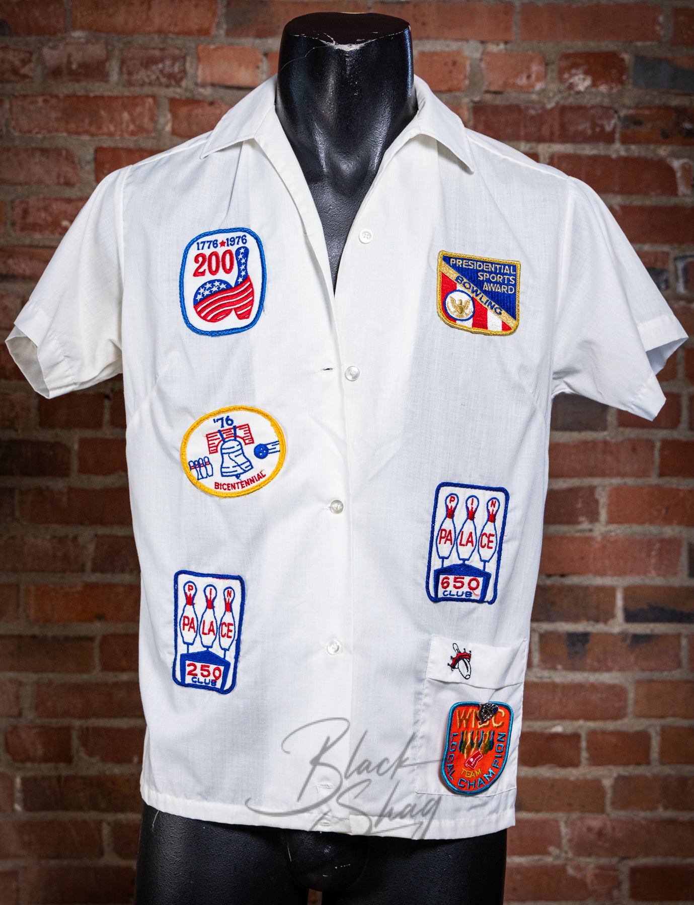 Vintage 70s Hilton Pin Palace Dixiebells Bowling Shirt Medium