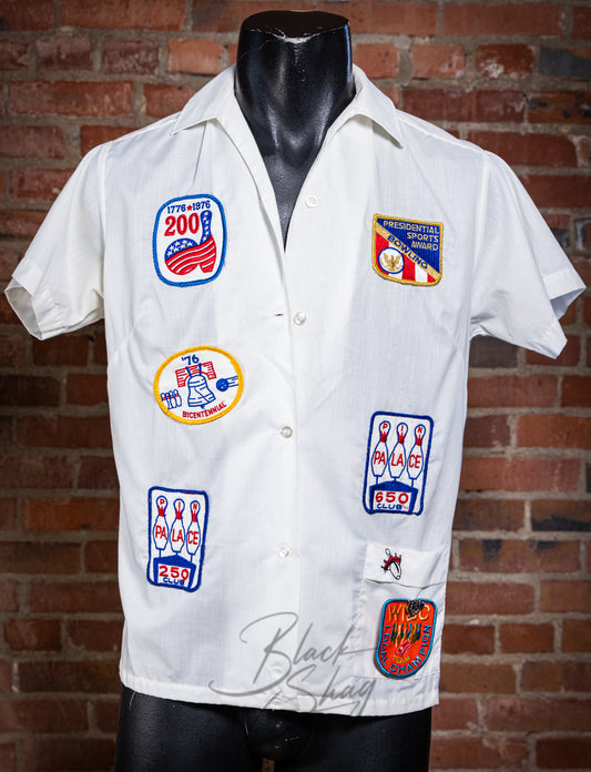 Vintage 70s Hilton Pin Palace Dixiebells Bowling Shirt Medium