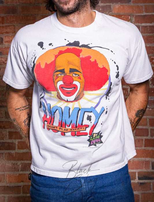 Vintage 1990 Homey Don't Play That! In Living Color Graphic T Shirt Large