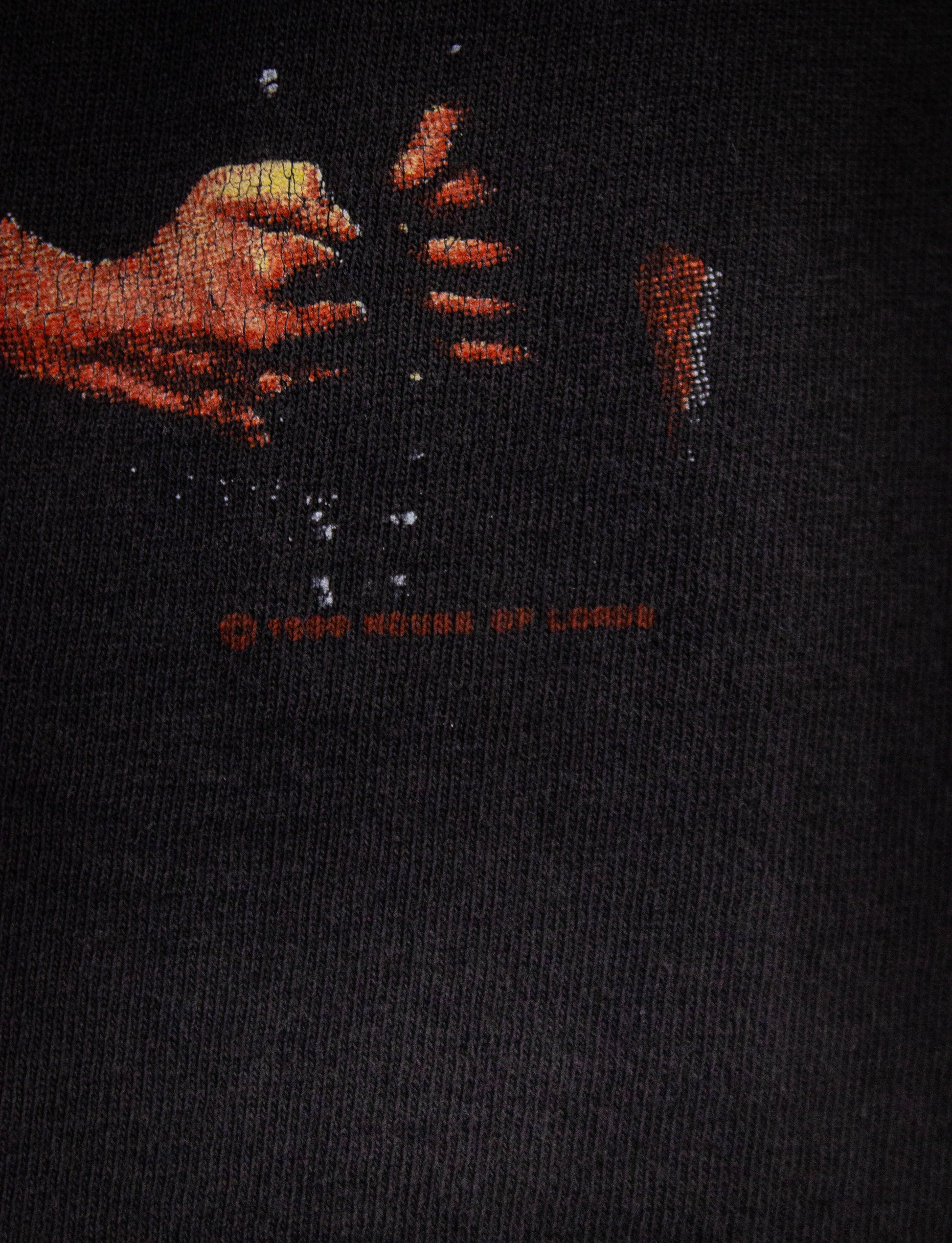 Vintage House of Lords Sahara Tour Concert T Shirt 1990-91 Black Medium