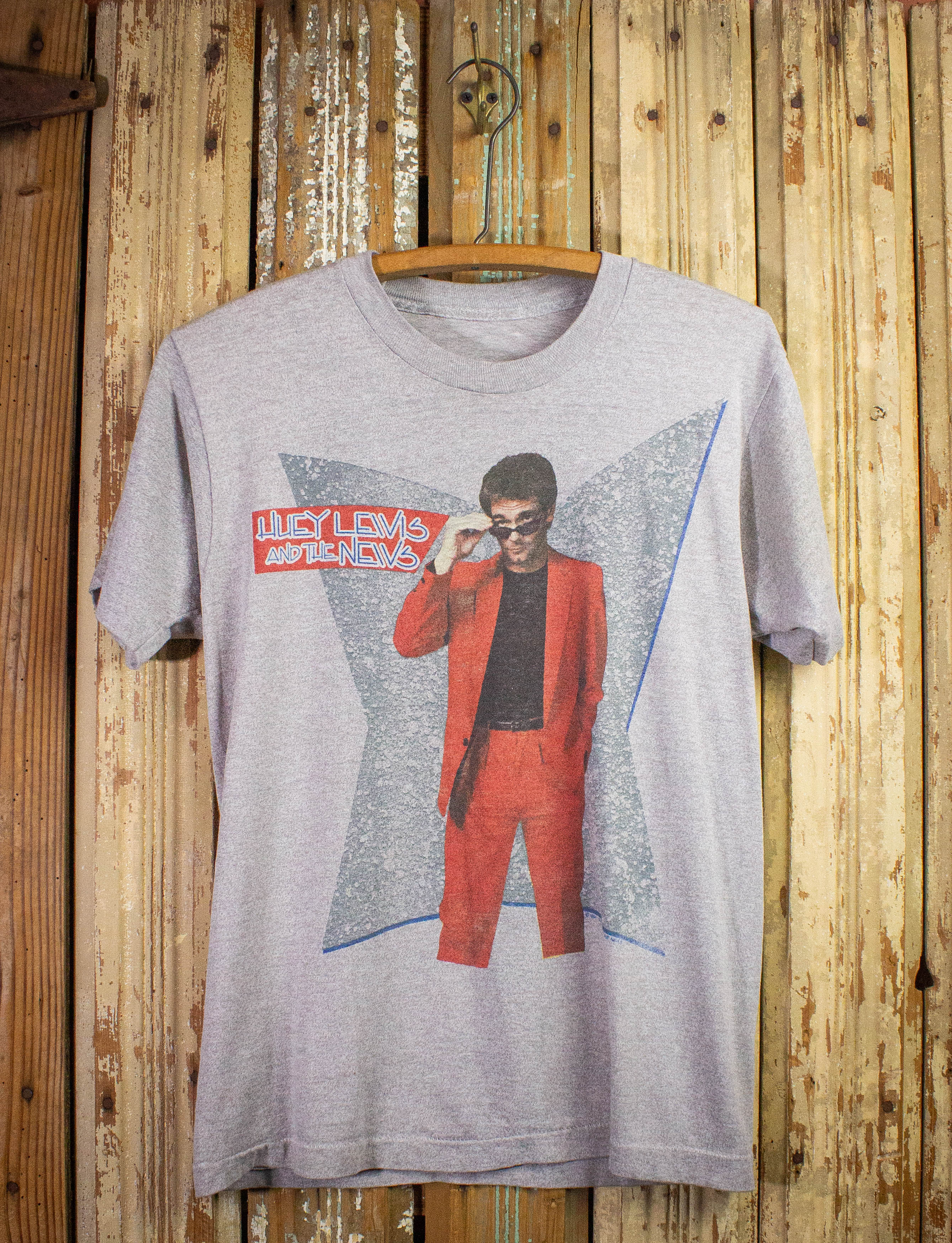 Vintage 1980s Huey Lewis and the News Tour Tee | 80s Band T-shirt | hot Vintage Tee | 1984 | Size Medium