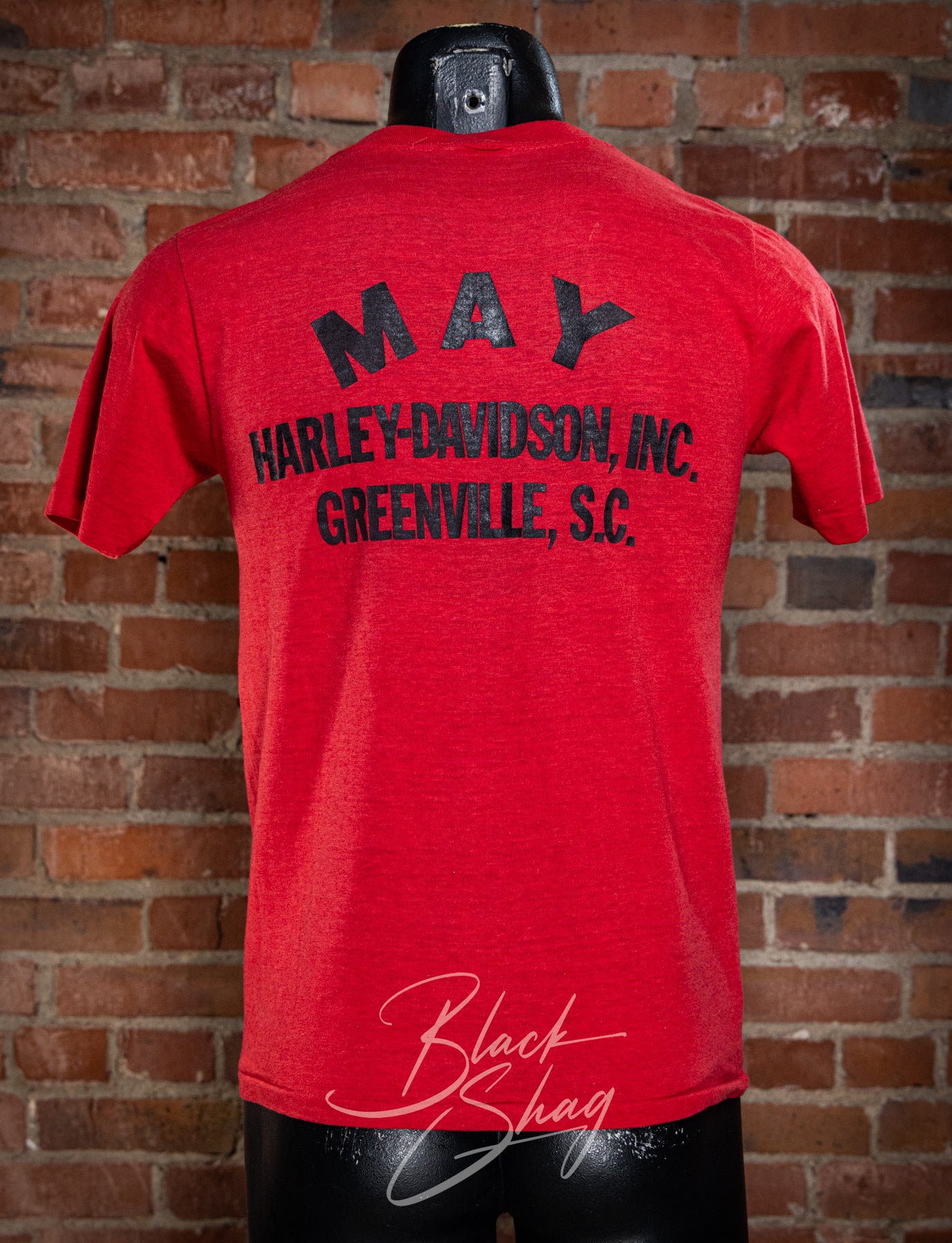 Vintage I Ride A Harley Last American Motorcycle Graphic T Shirt Small