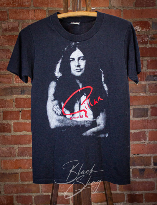 Vintage Ian Gillian Summer '82 Concert T Shirt 1982 Black XS