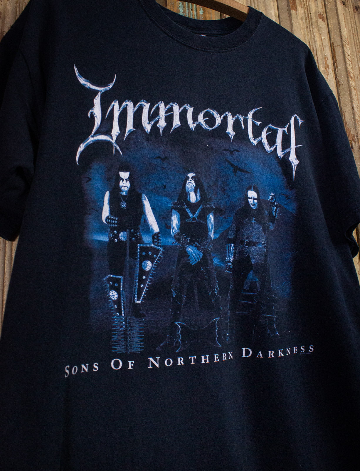 Vintage Immortal Sons of Northern Darkness Concert T Shirt 2002 Black XL