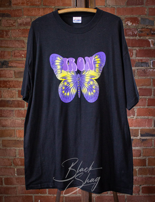 Vintage Iron Butterfly Concert T Shirt 2000s Black 2XL