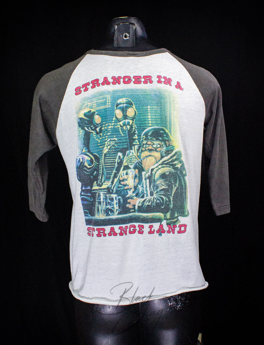 Vintage Iron Maiden Make My Day Raglan Concert T Shirt 1987 Medium