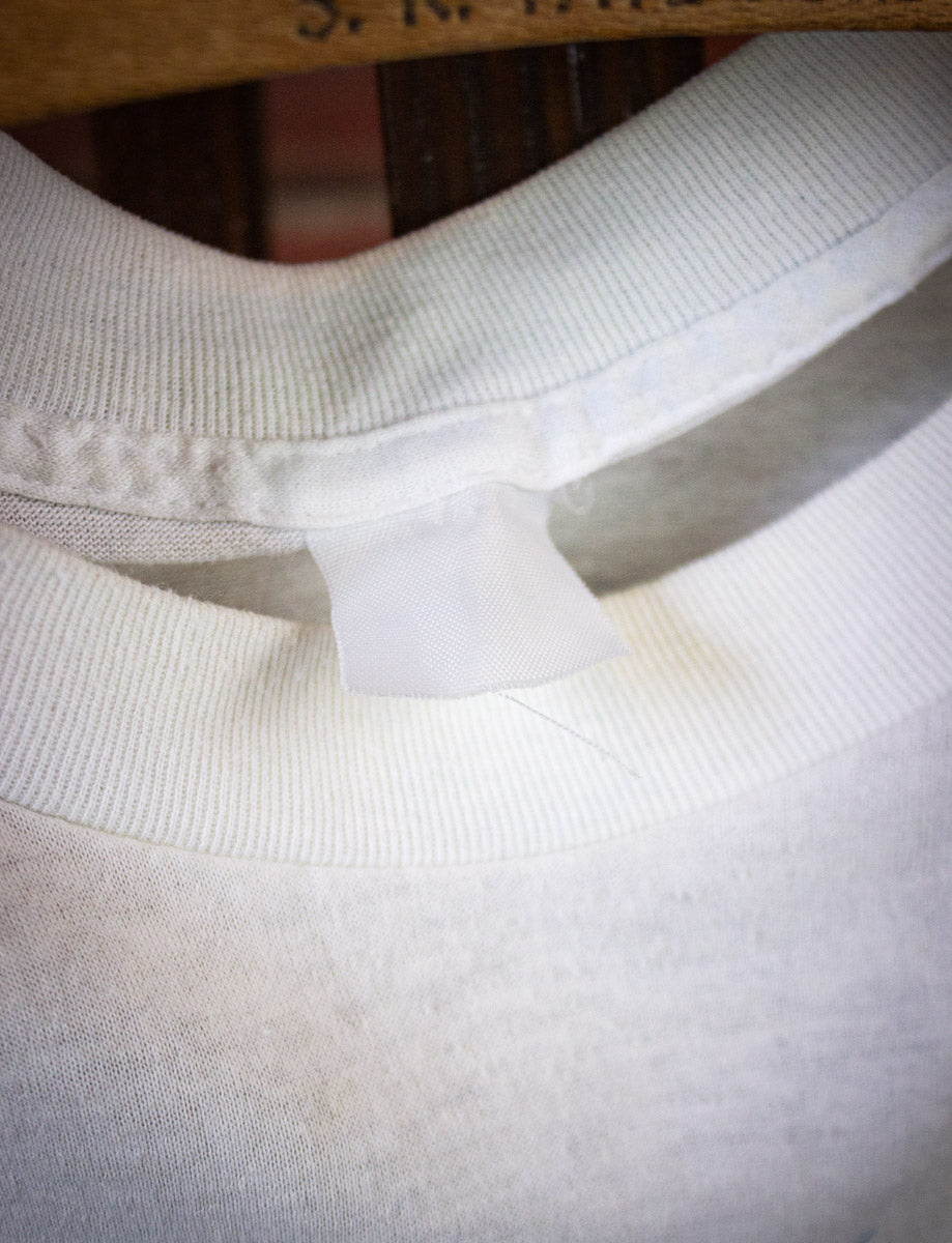 Vintage Iron Maiden Seventh Son California Tour Concert T Shirt 1988 White Medium