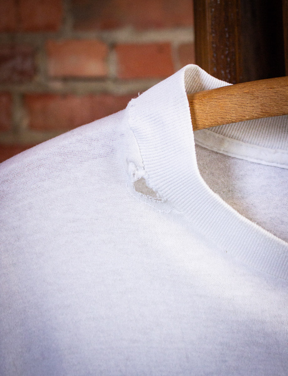 Vintage Iron Maiden Seventh Son California Tour Concert T Shirt 1988 White Medium