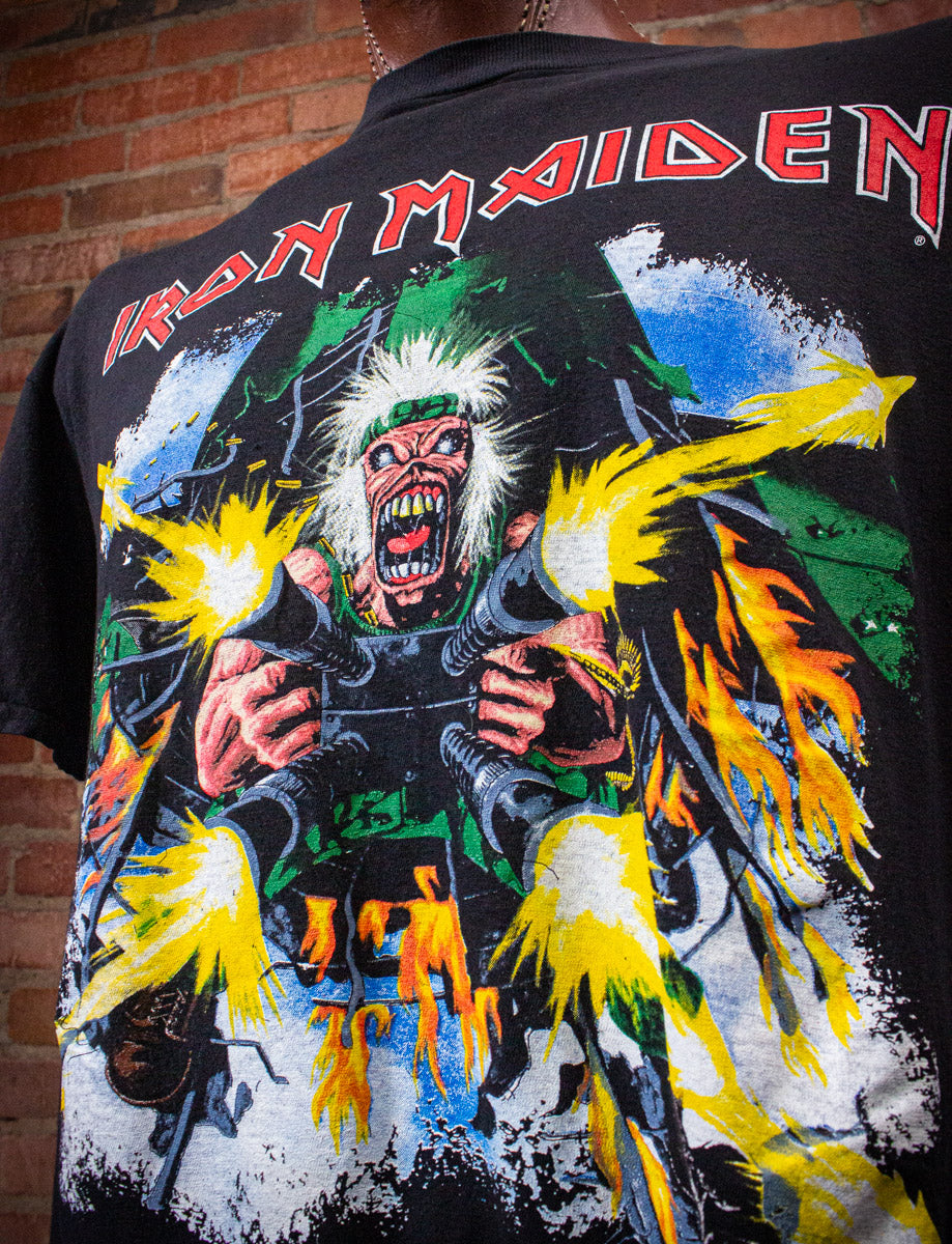 Vintage Iron Maiden Tailgunner Concert T Shirt 1990 XL