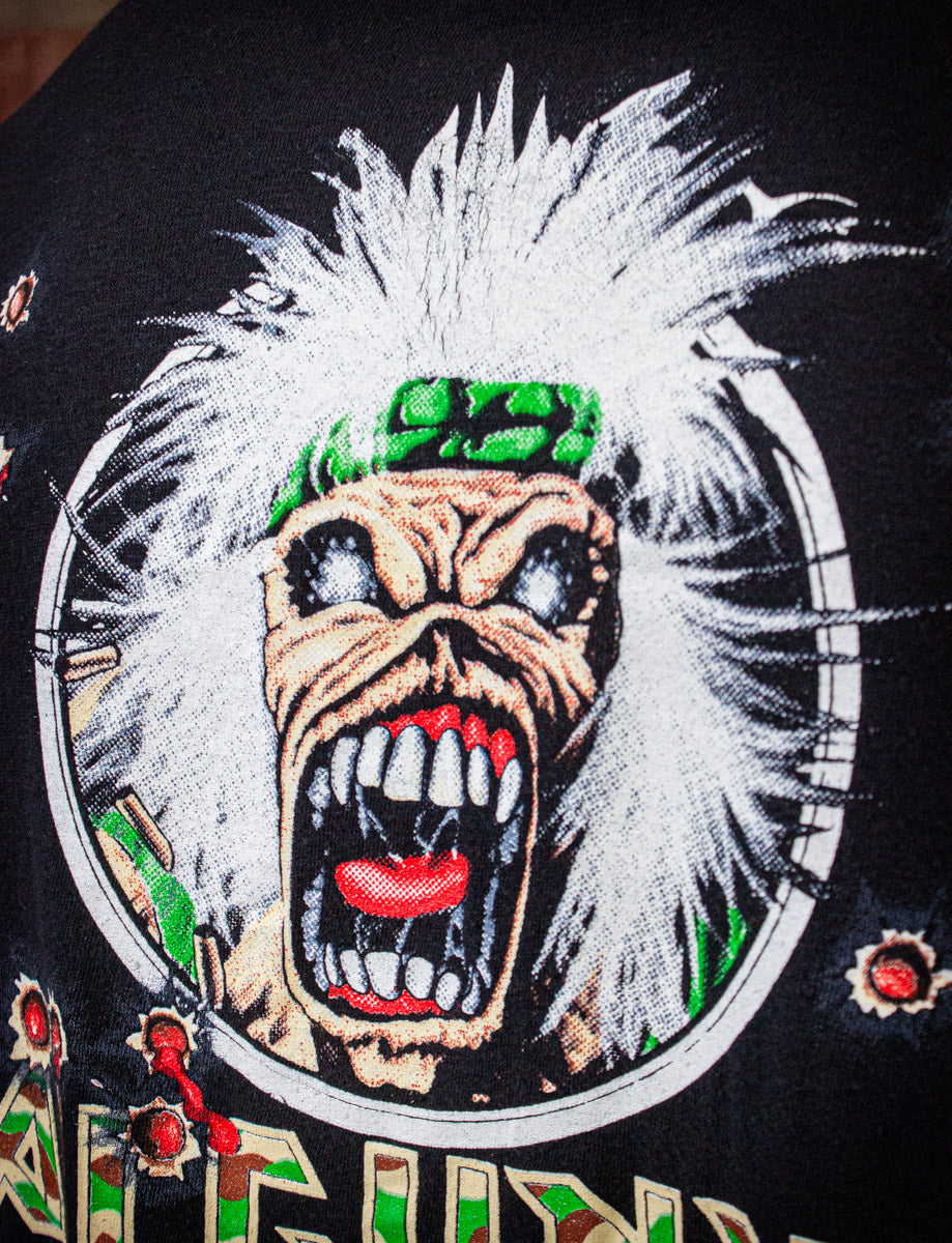 Vintage Iron Maiden Tailgunner Concert T Shirt 1990 XL