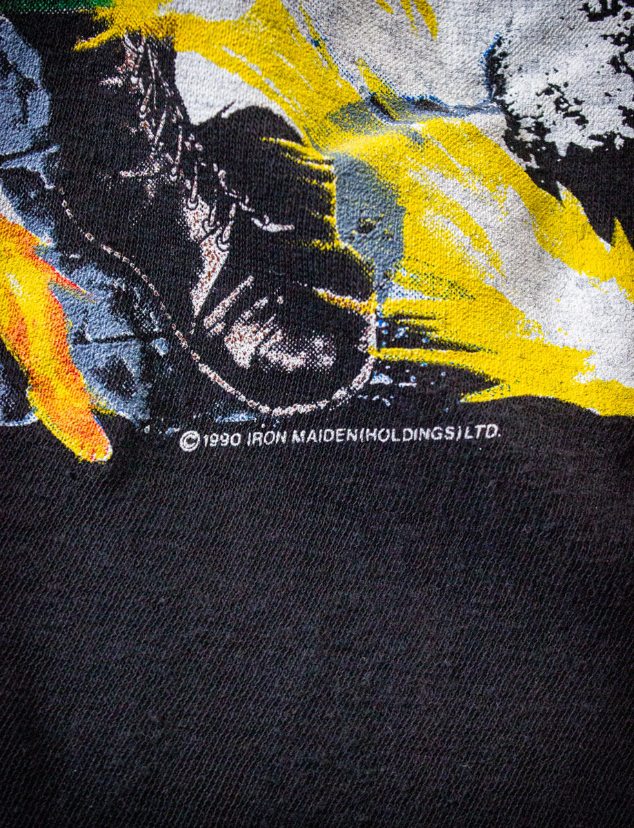 Vintage Iron Maiden Tailgunner Concert T Shirt 1990 XL