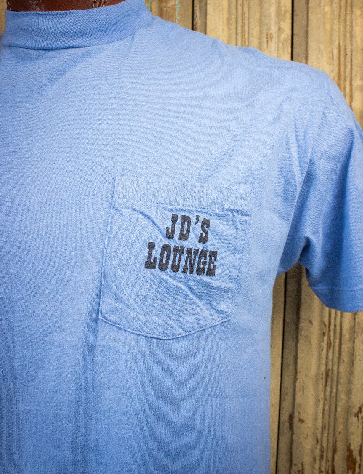 Vintage JD's Lounge Graphic T Shirt 80s Blue Large