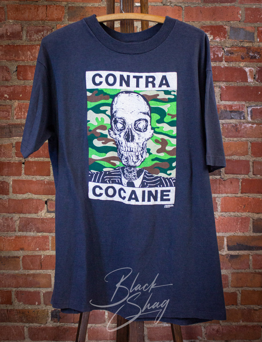 Vintage Jackson Browne Contra Cocaine Concert T Shirt 1988 XL
