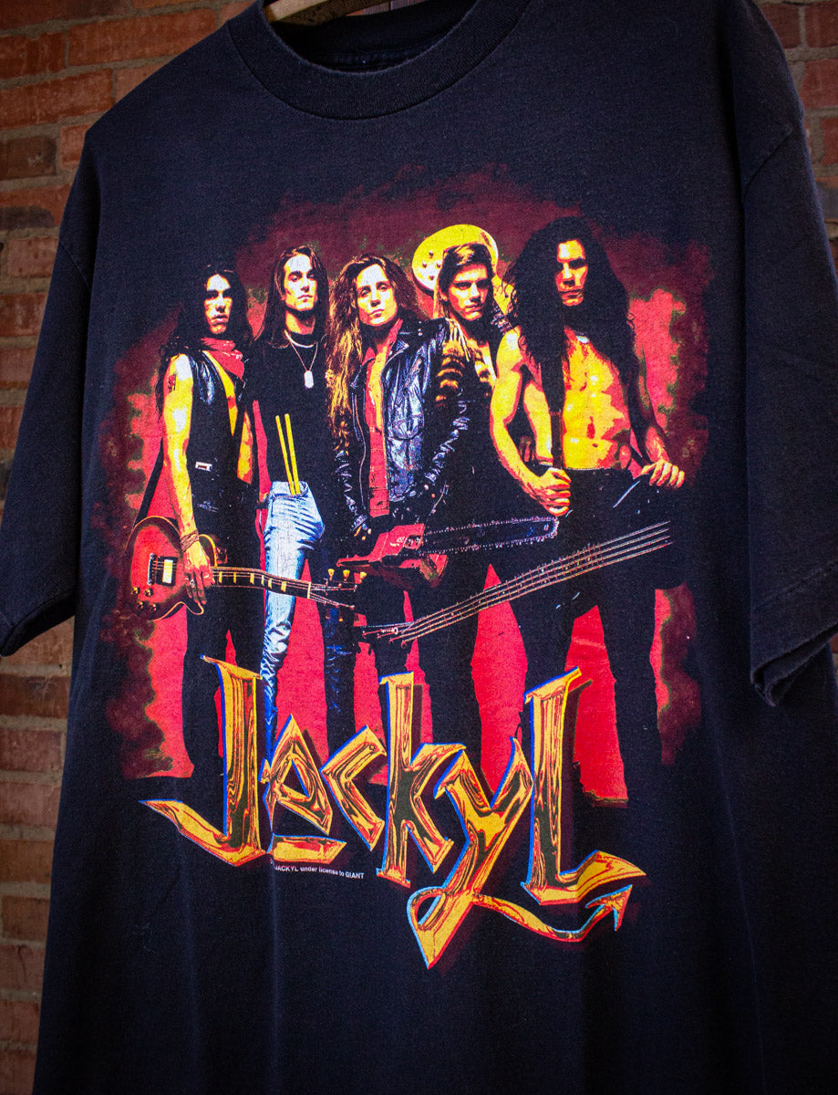 Vintage Jackyl Rock Me Roll Me Jackyl Me Off Concert T Shirt 1993 Black XL