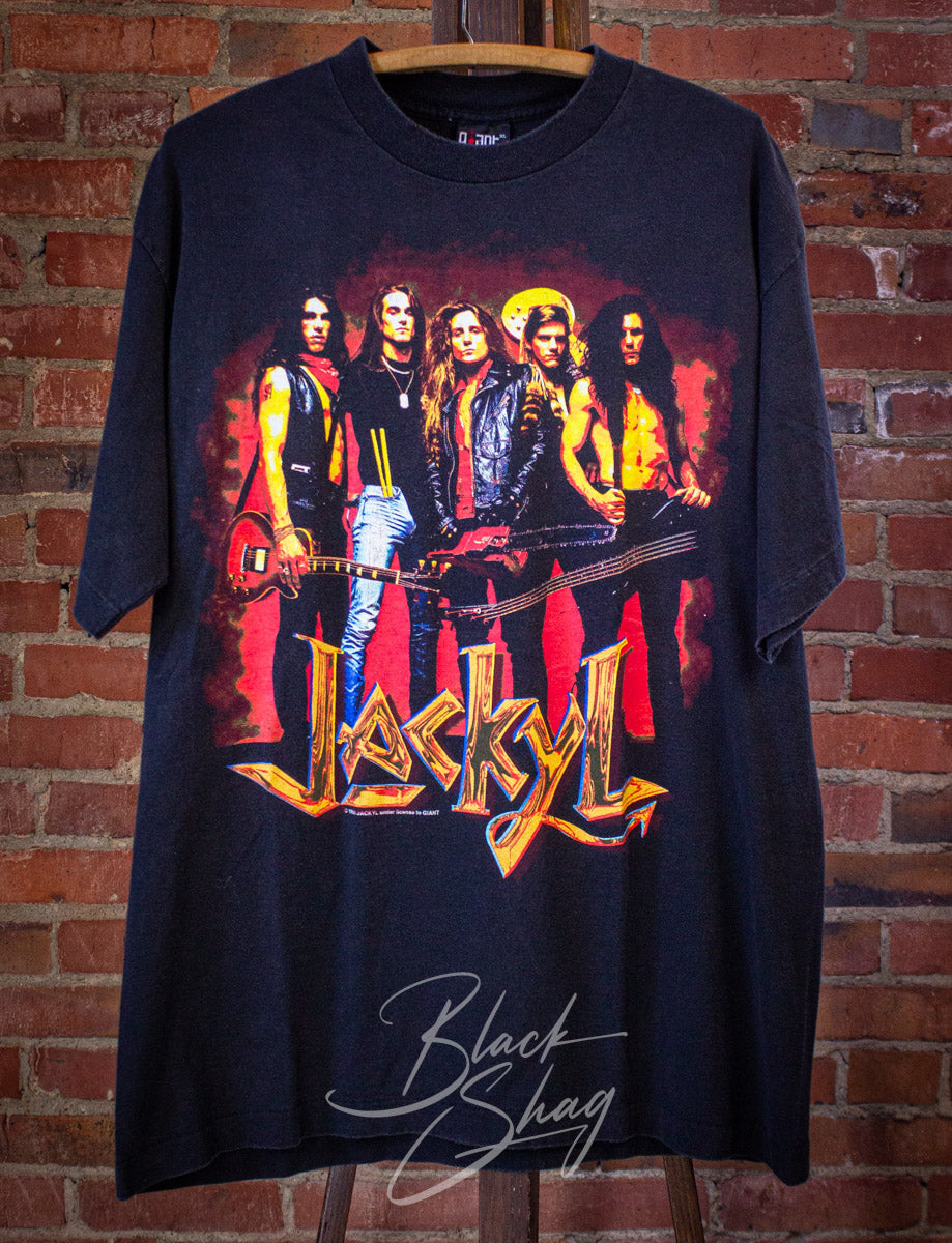 Vintage Jackyl Rock Me Roll Me Jackyl Me Off Concert T Shirt 1993 Black XL