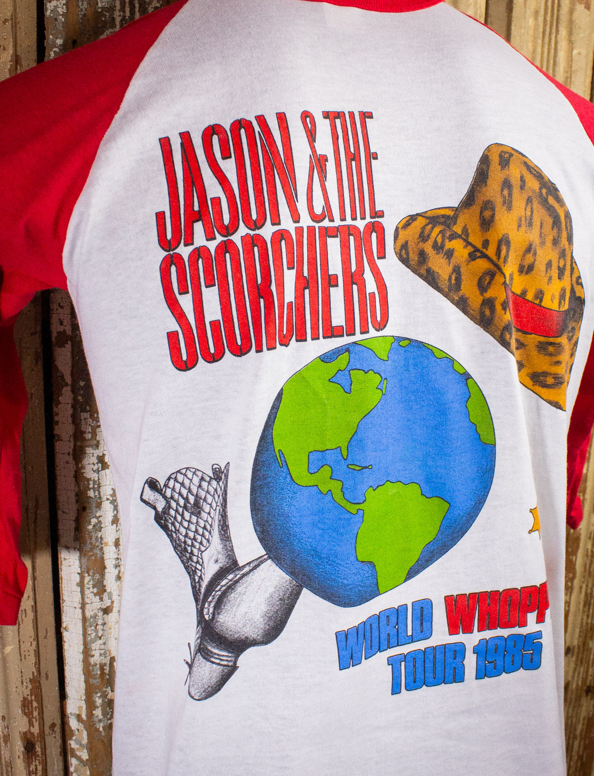 Vintage Jason and the Scorchers World Whopping Tour Concert T Shirt 1985 Large
