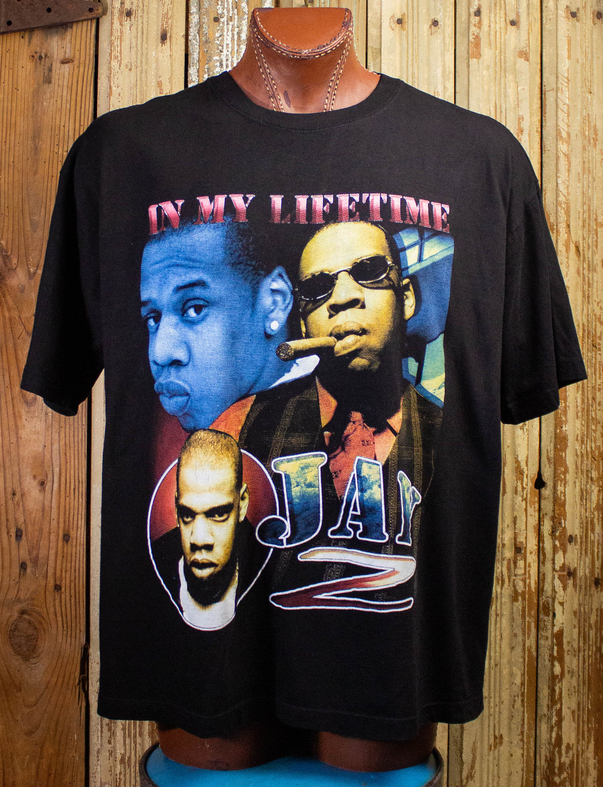 Vintage 2000 Jay-Z DMX In My Lifetime Rap T Shirt 2XL – Black Shag 