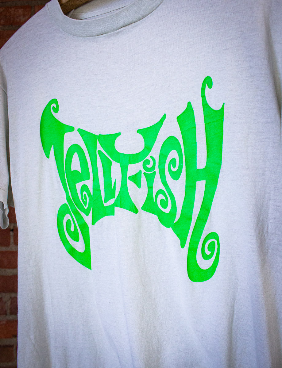 Vintage Jellyfish Concert T Shirt 90s White Medium