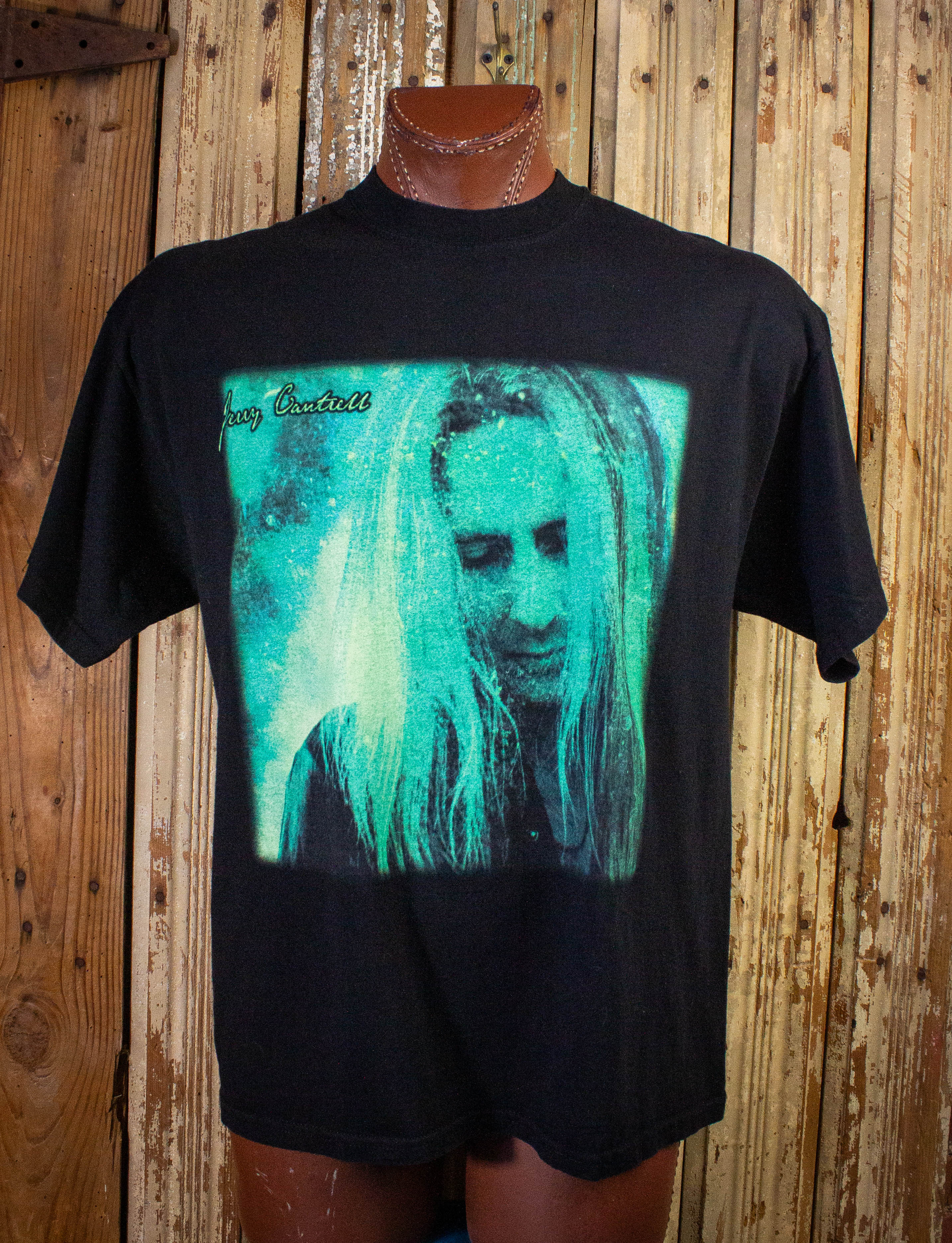 Vintage Jerry Cantrell Degradation Trip Concert T Shirt 2002 Black