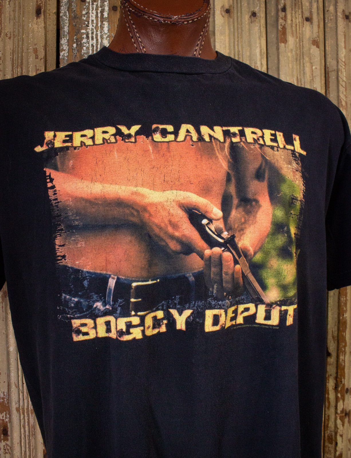 Vintage Jerry Cantrell Dickeye Boggy Depot Concert T Shirt 1998 Black XL
