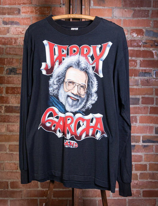 Vintage 1991 Jerry Garcia Band Long Sleeve Concert T Shirt Medium/Large