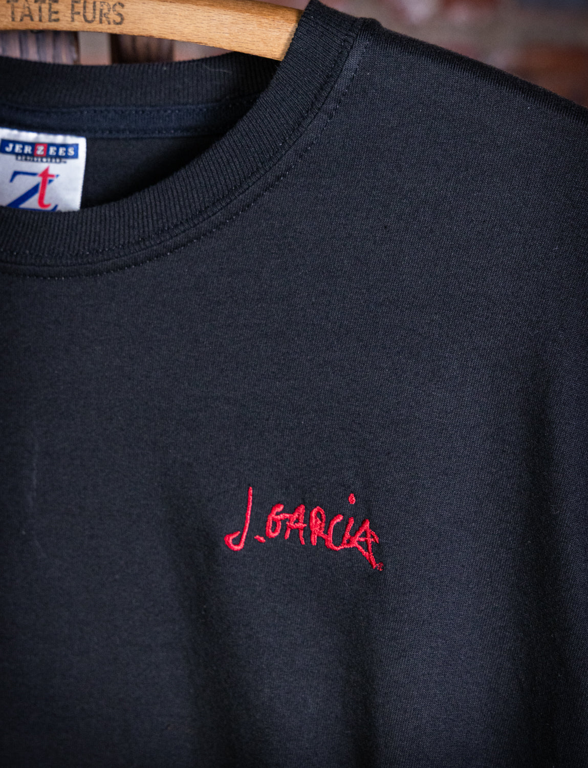 Vintage 90s Jerry Garcia Embroidered Concert T Shirt Medium