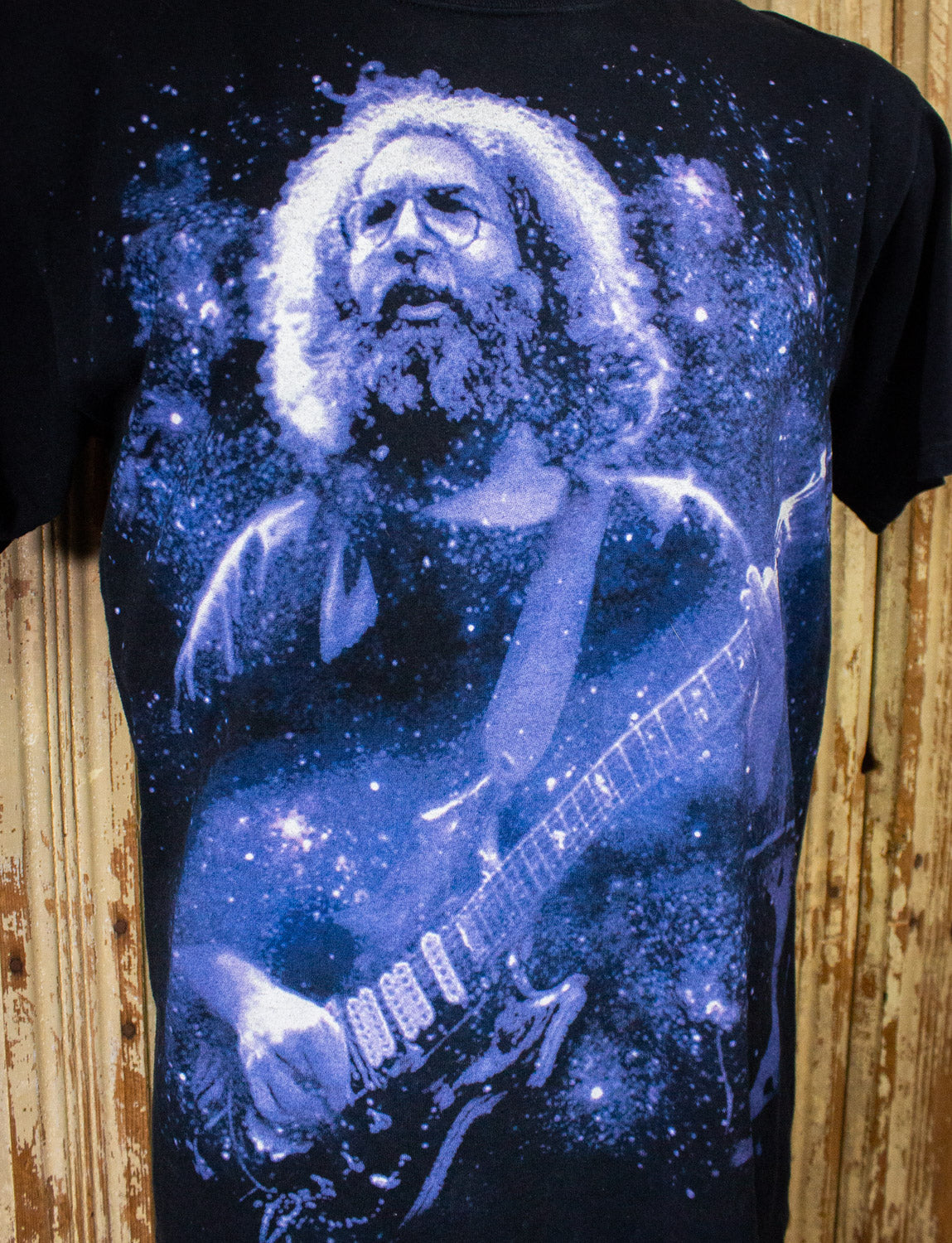 Vintage Jerry Garcia Galaxy Print Concert T Shirt 2000s Black Large