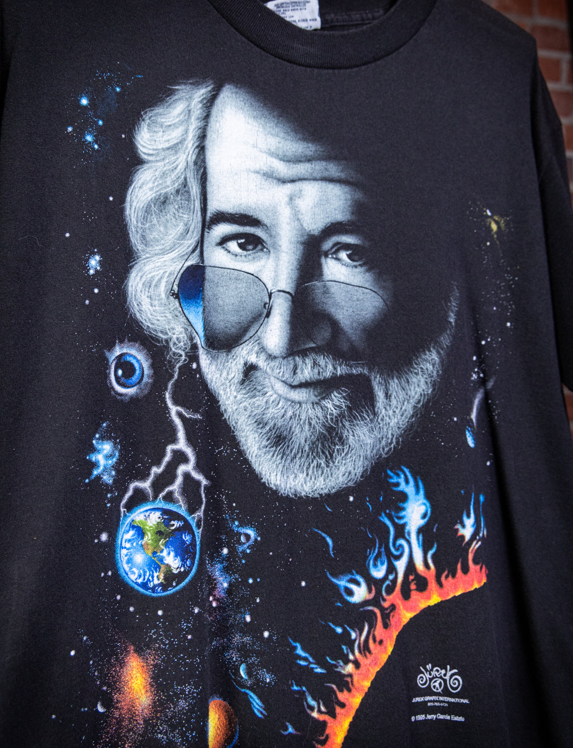Vintage 1995 Jerry Garcia Space Shades Concert T Shirt Large
