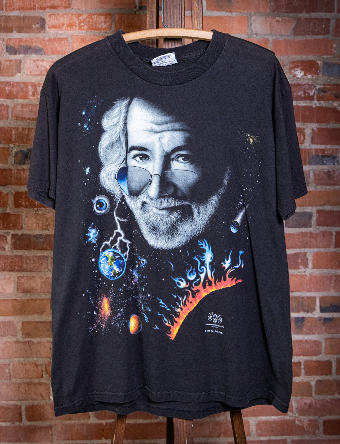 Vintage 1995 Jerry Garcia Space Shades Concert T Shirt Large