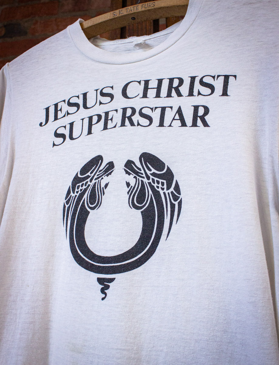 Vintage Jesus Christ Superstar T Shirt 70s White Small
