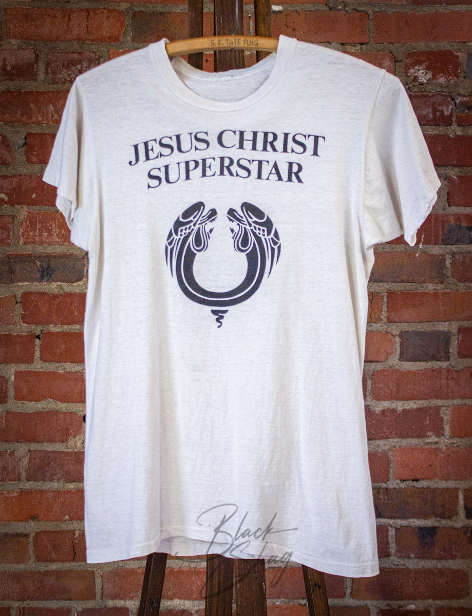Vintage Jesus Christ Superstar T Shirt 70s White Small