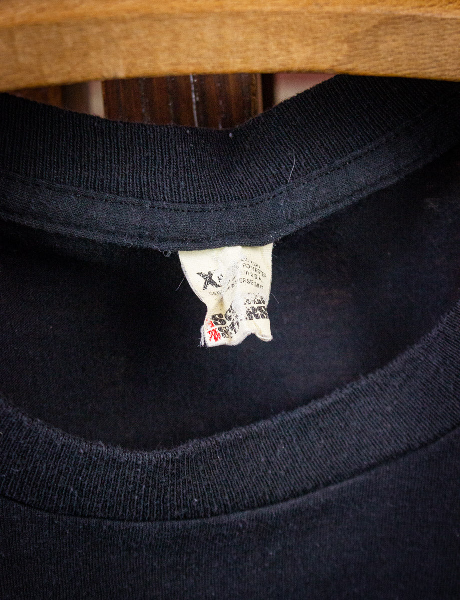 Vintage Jiffi Condoms Graphic T Shirt 80s Black Large
