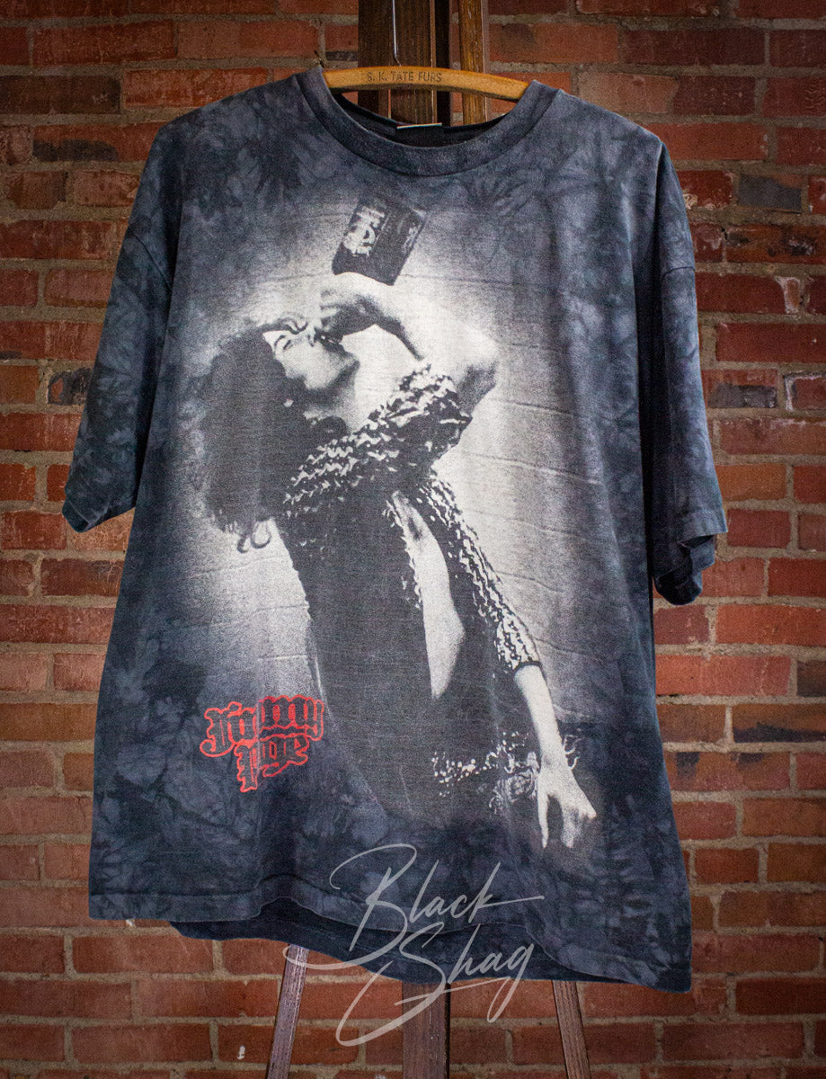 Vintage Jimmy Page Jack Daniels T Shirt 2005 Black XL