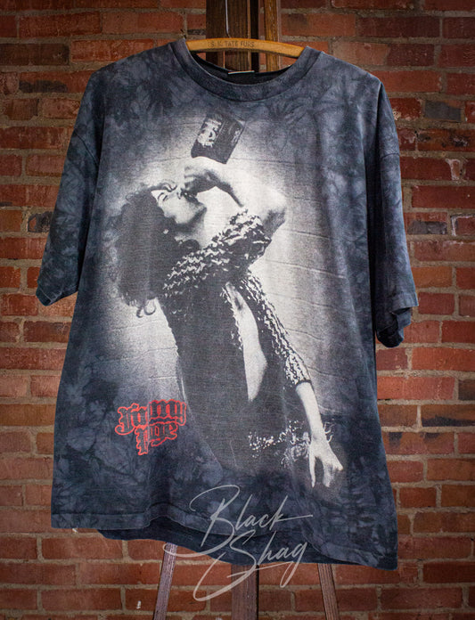 Vintage Jimmy Page Jack Daniels T Shirt 2005 Black XL