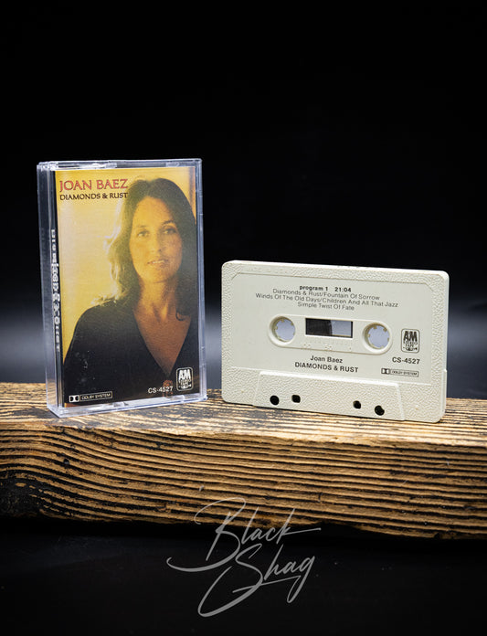 Vintage Joan Baez Diamonds & Rust Cassette 1975