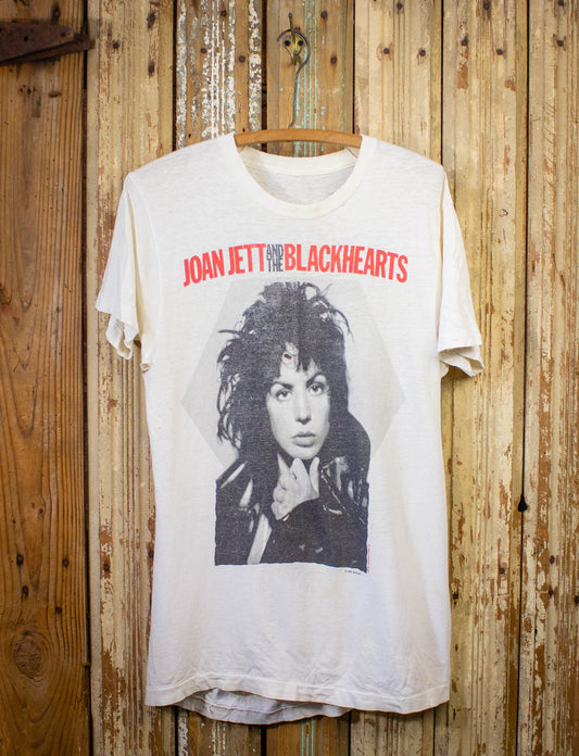 Vintage Joan Jett And The Blackhearts Concert T Shirt 1989 White Medium