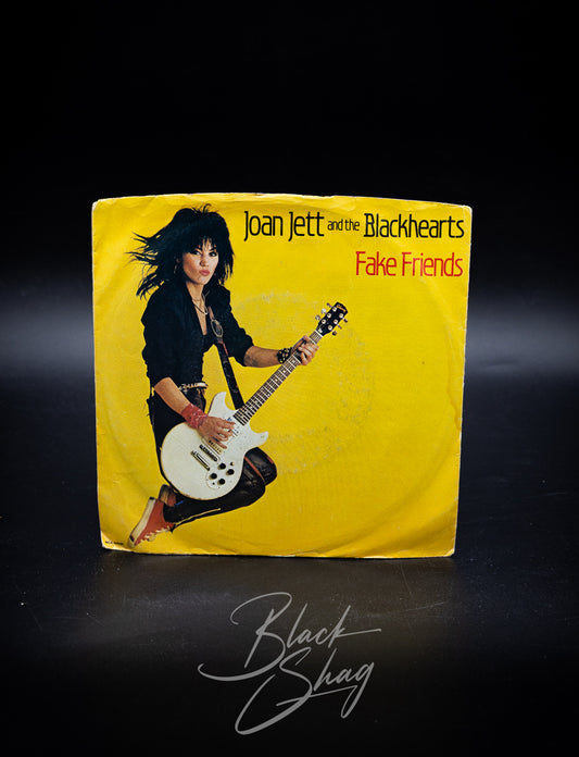 Vintage Joan Jett and the Blackhearts Fake Friends 7" Vinyl 1983