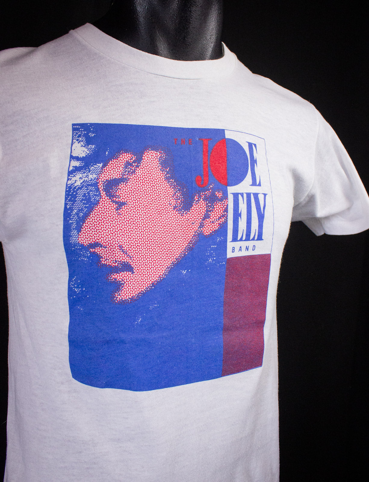 Vintage Joe Ely Band Concert T Shirt 80s White Small