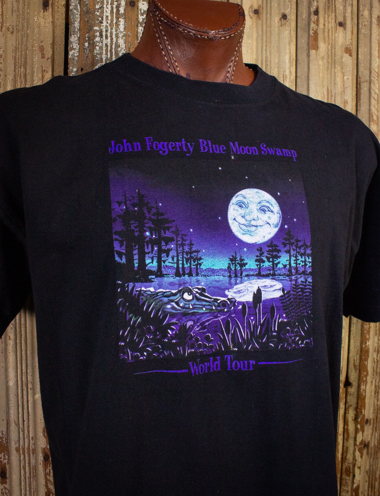 John Fogerty Vintage Concert Shirt // 90's Single Stitch top // Large