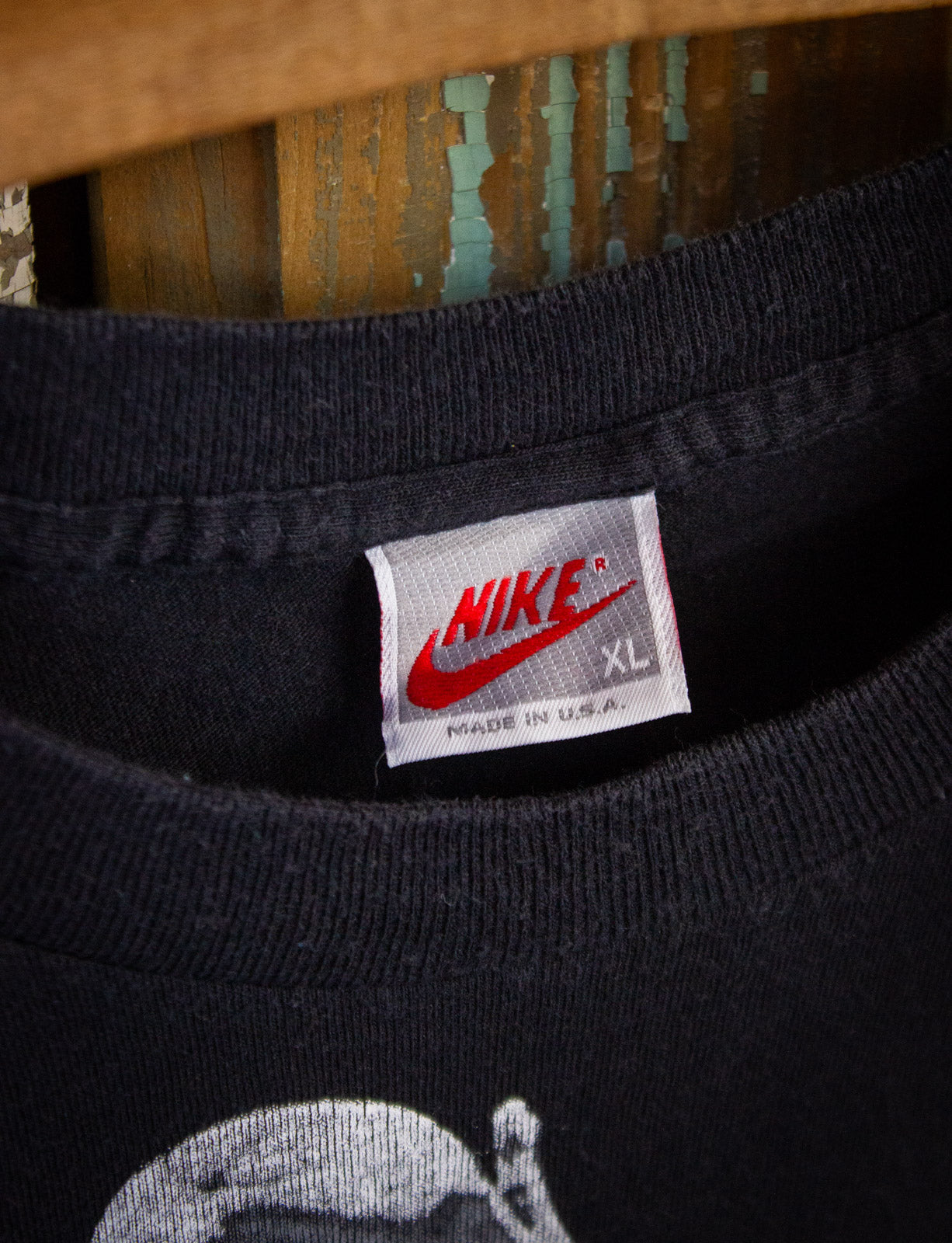 Vintage Jordan Nike Graphic T Shirt 80s Black XL